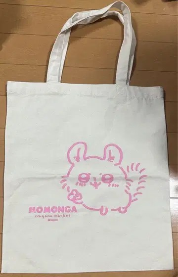 나가노 원컬러 플랫 토트백 모몽가 치이카와 (먼작귀)