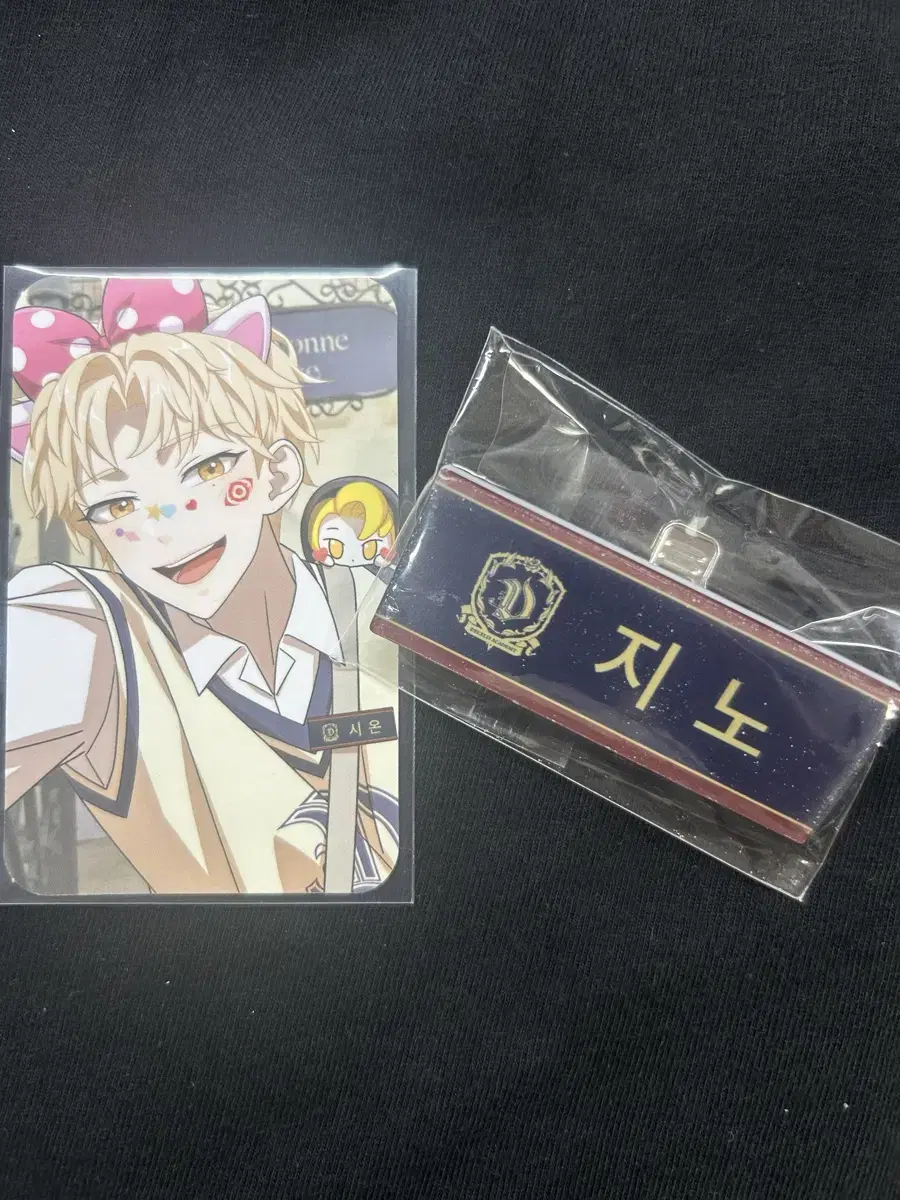 Enhypen Darkmoon sion Gino Nameplate Photocard