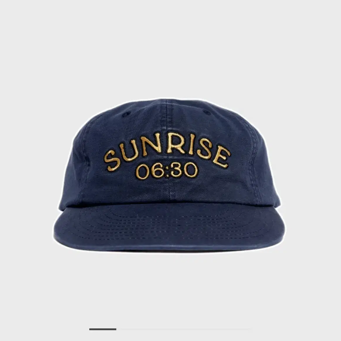 헬로선라이즈 Washed Sunrise Time 6Panel Cap_Na