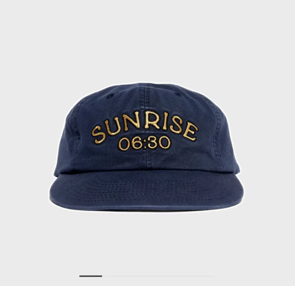 헬로선라이즈 Washed Sunrise Time 6Panel Cap_Na