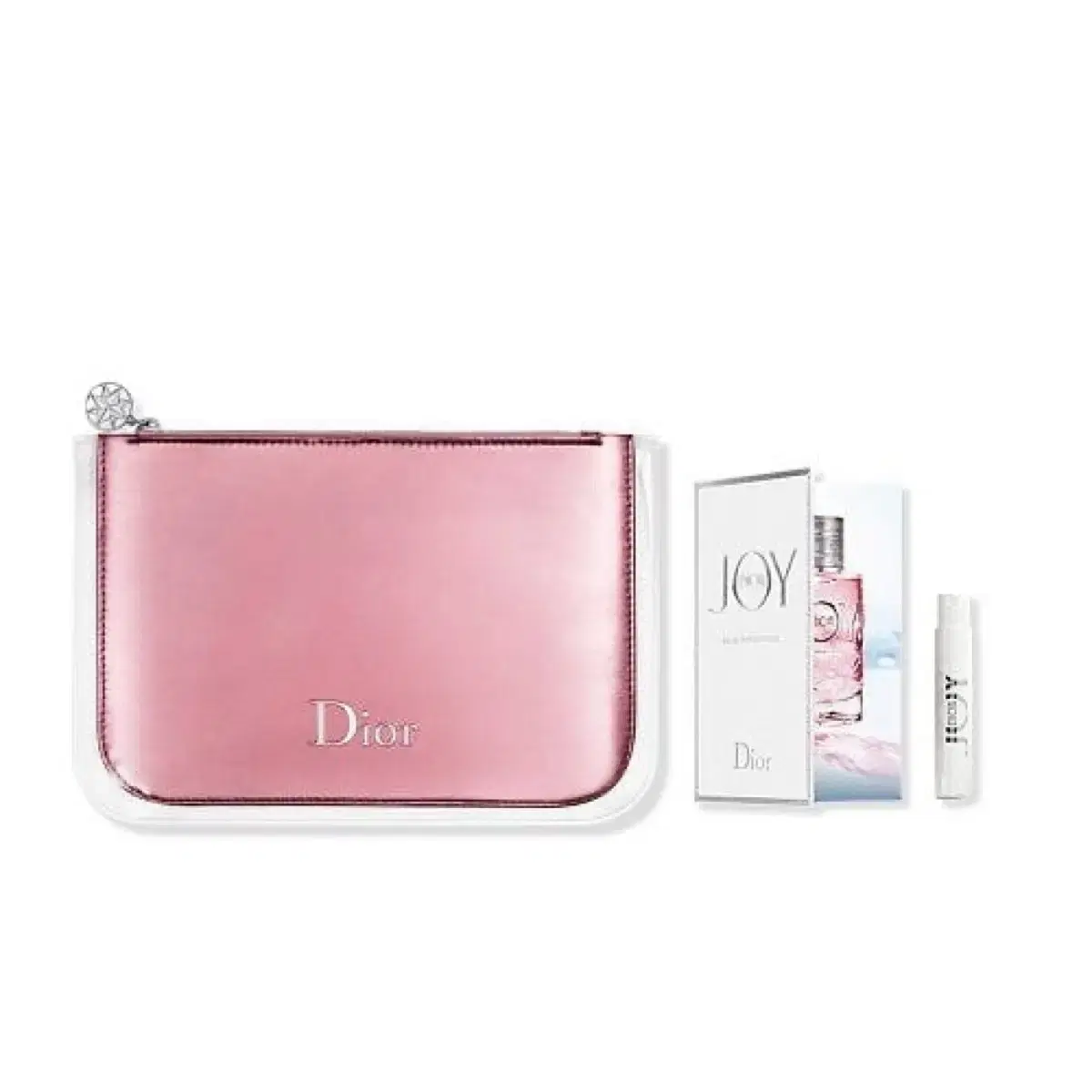 Dior VIP metallic pink pouch