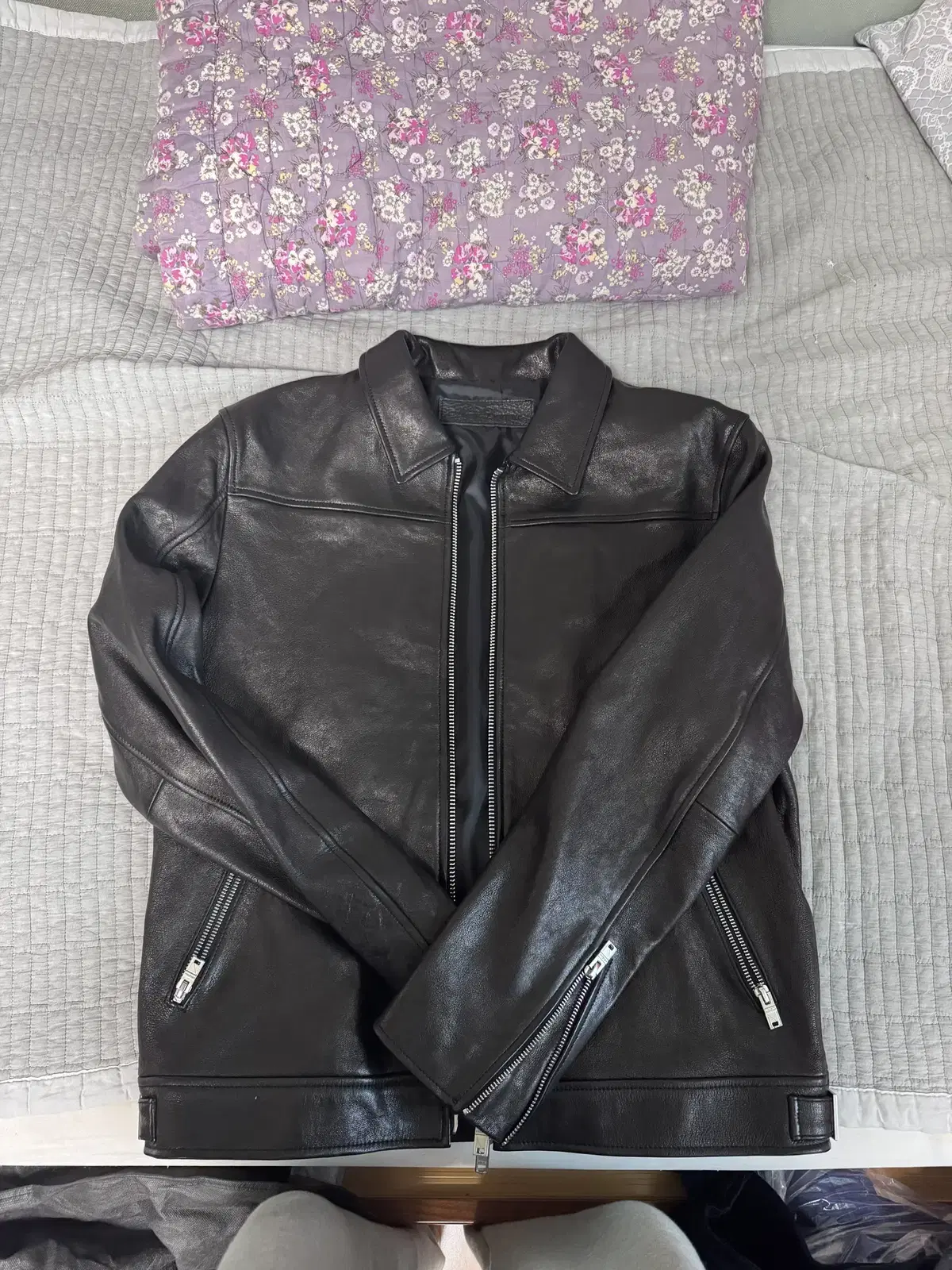 Noir L'Hermès / Single Rider Jacket / 48