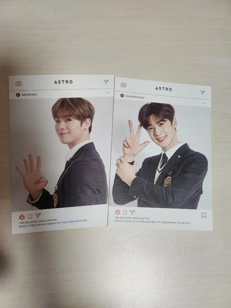 Astro moonbin cha eunwoo Post kard (Stationery Store X)