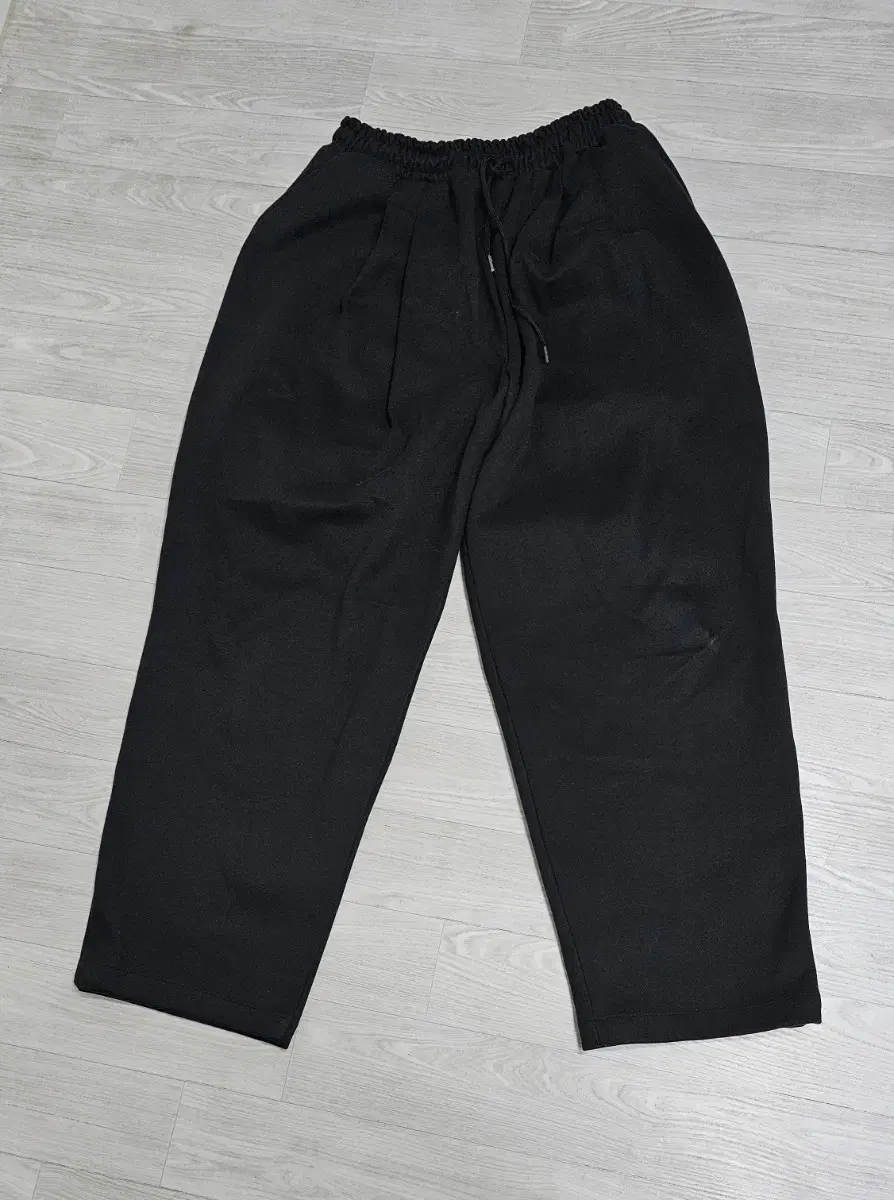 MOSCO.Brushed wide leg pants.36~40black