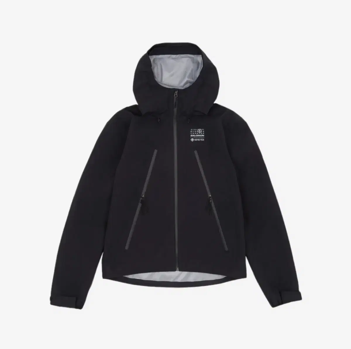 L]Salomon MM6 Margiela Windbreaker Deep Black Gore-Tex Jacket