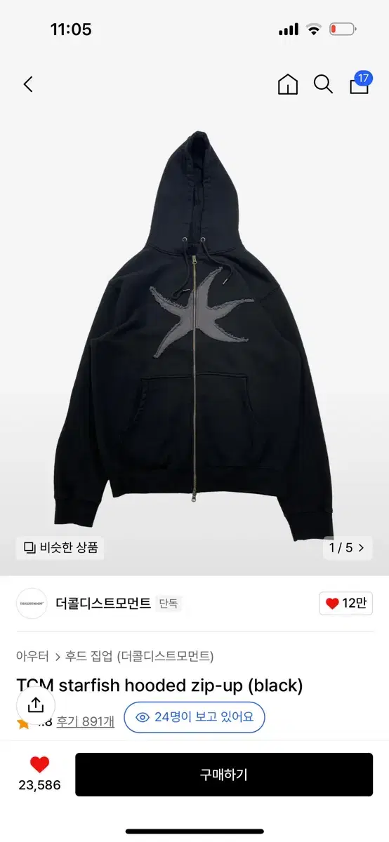 TheCallDisplayMoments Hooded Zip-up M