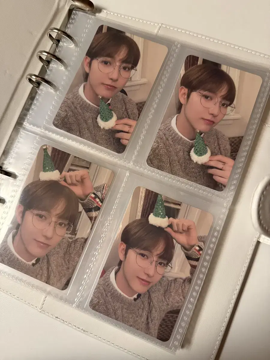 [Quick sale] Pink Christmas renjun photocard bulk WTS