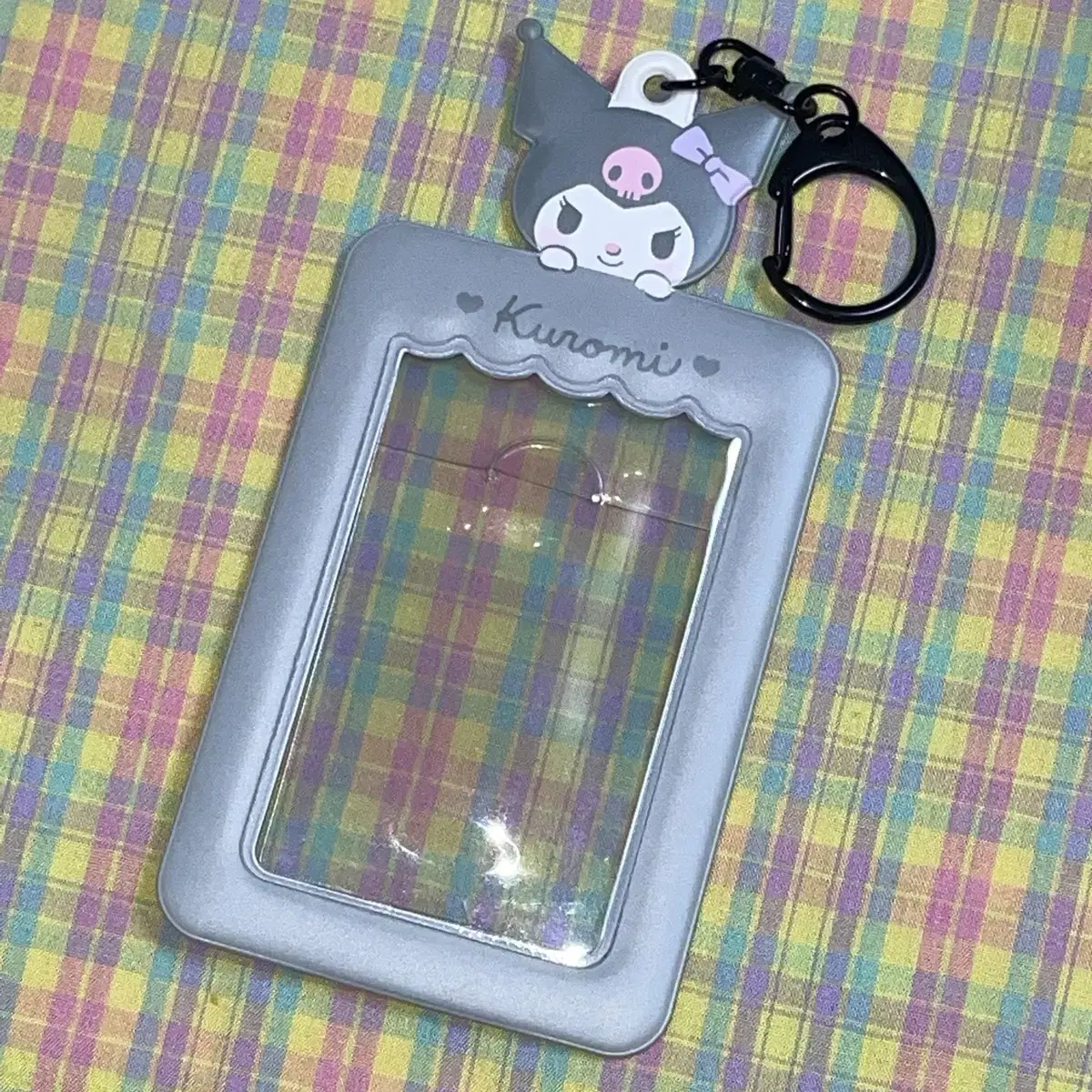 Sanrio Kuromi Photo Card photocard Holder Keyring