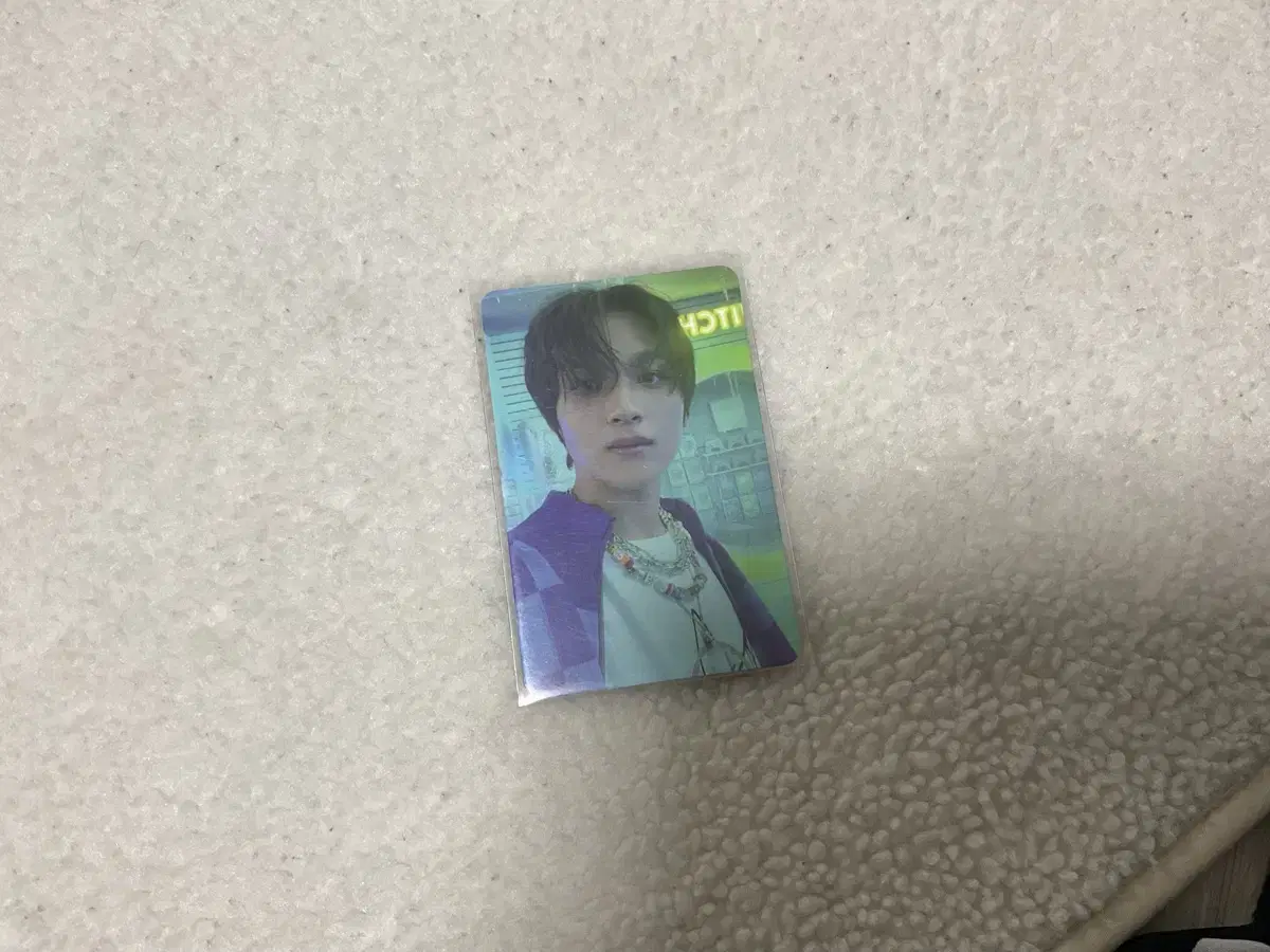 nct dream glitchmode glitch version haechan photocard