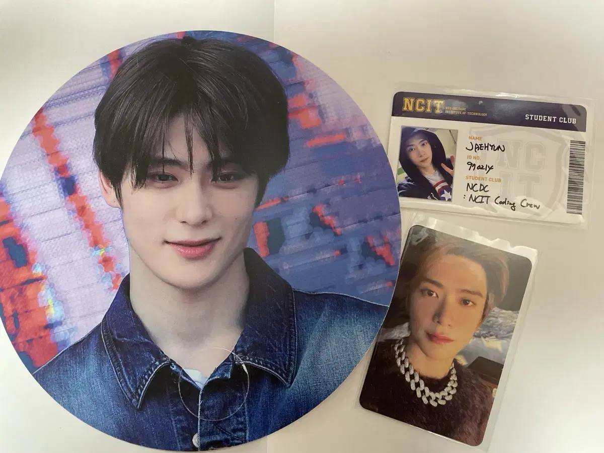 Bulk) nct jaehyun NCIT student ID + photocard + poster,postcard + unofficial goods