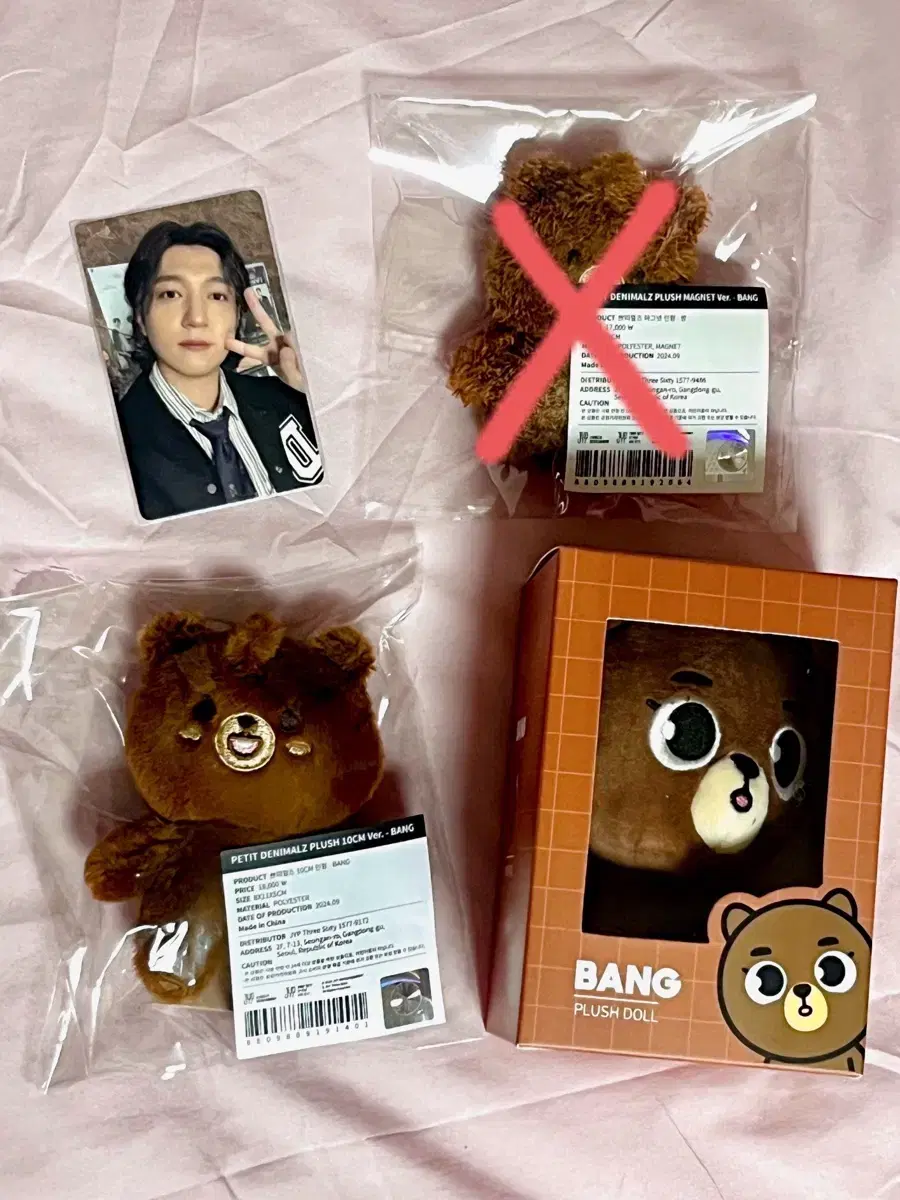 Unsealed bulk)Denimals Bang Petitmalle Magnet pop up photocard day 6 Sungjin Sungjin