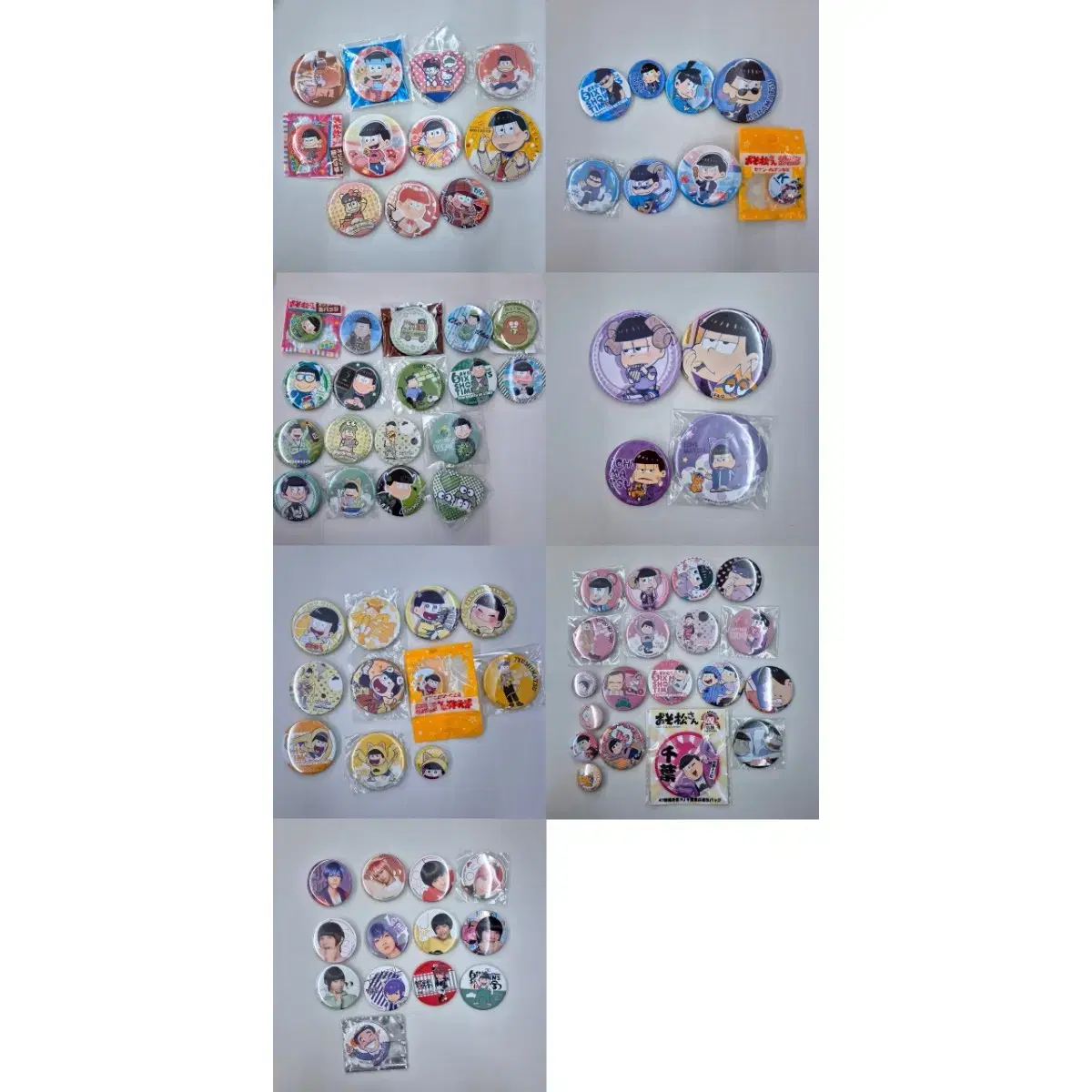 Osomatsu-san Can Badge Osomatsu Karamatsu Choromatsu Ichimatsu Jushimatsu Todomatsu