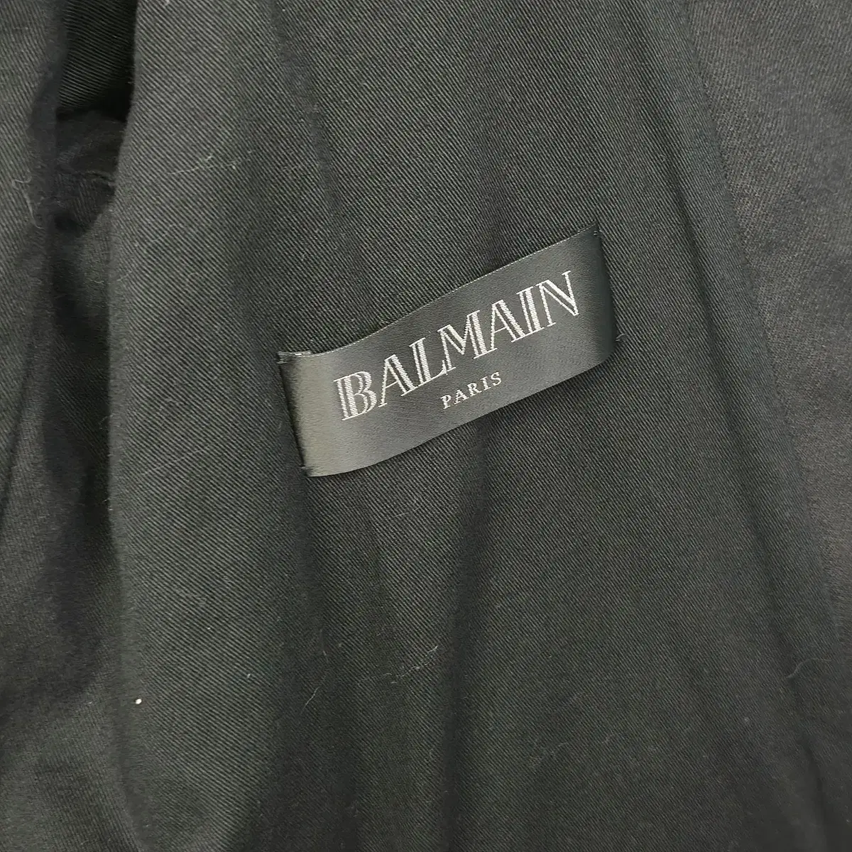 [M] BALMAIN 발망 코티드 코튼 라이더 자켓 감정서 O