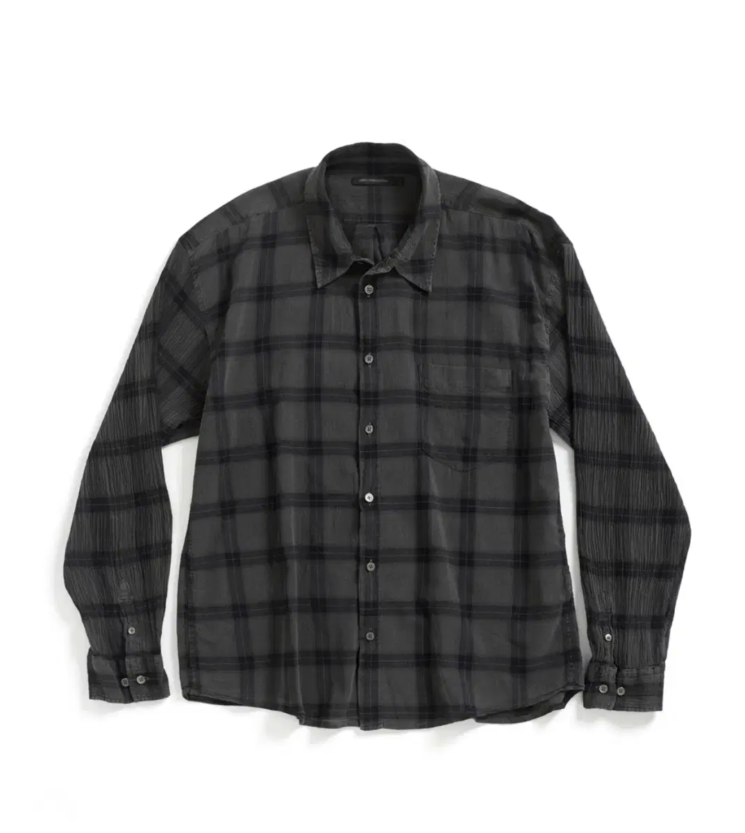 Hatching Room Check Shirt Charcoal 2 sells