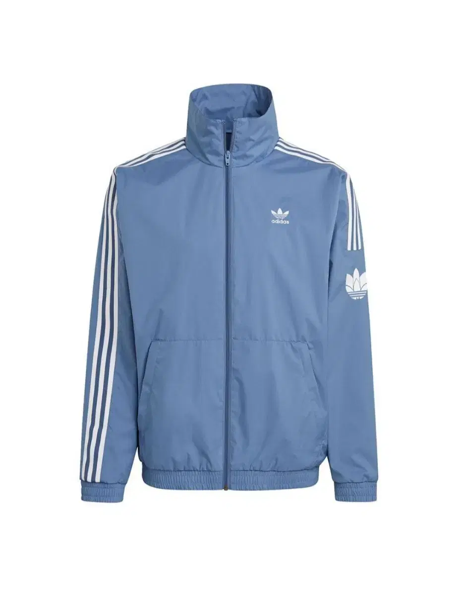 Adidas 3D Trefoil 3 Stripe Windproof Tracktop Jersey Jacket bloo G