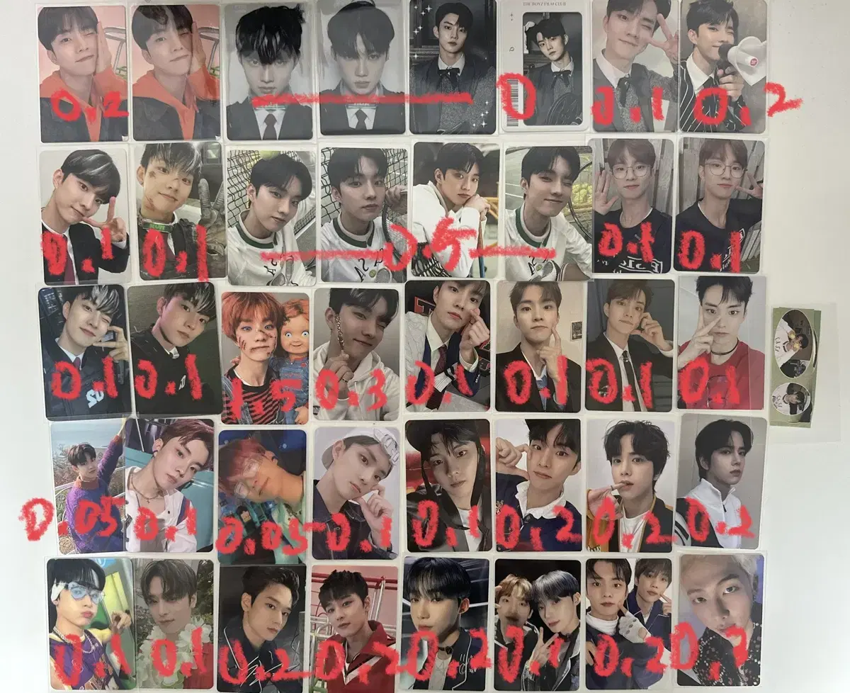 The Boyz (Q, Younghoon, Juyeon, New) bts Rapmonster photocard WTS