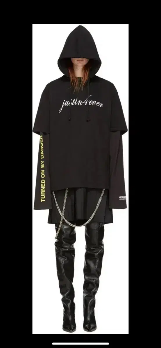 Vetements Justin Forever Hoodie size M