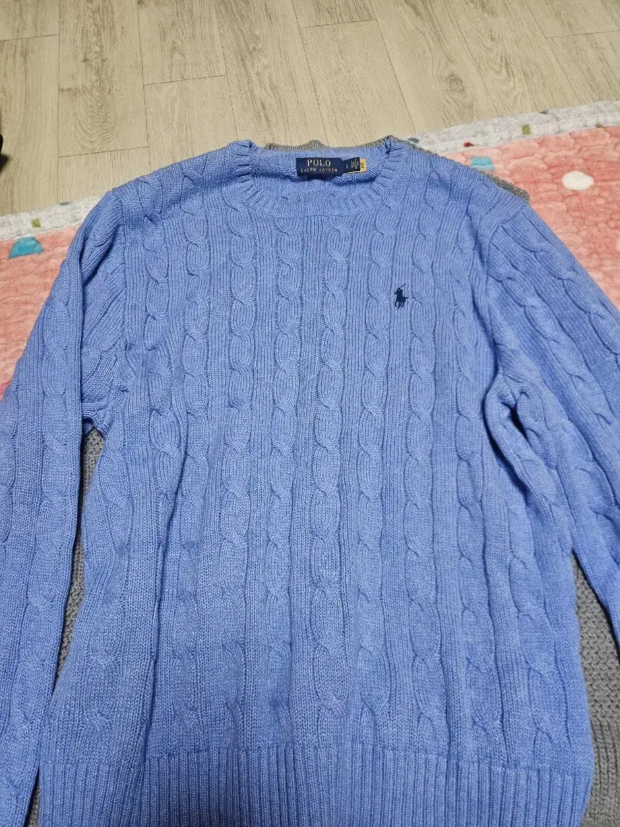 Polo Knit Cobalt Bloo Size L