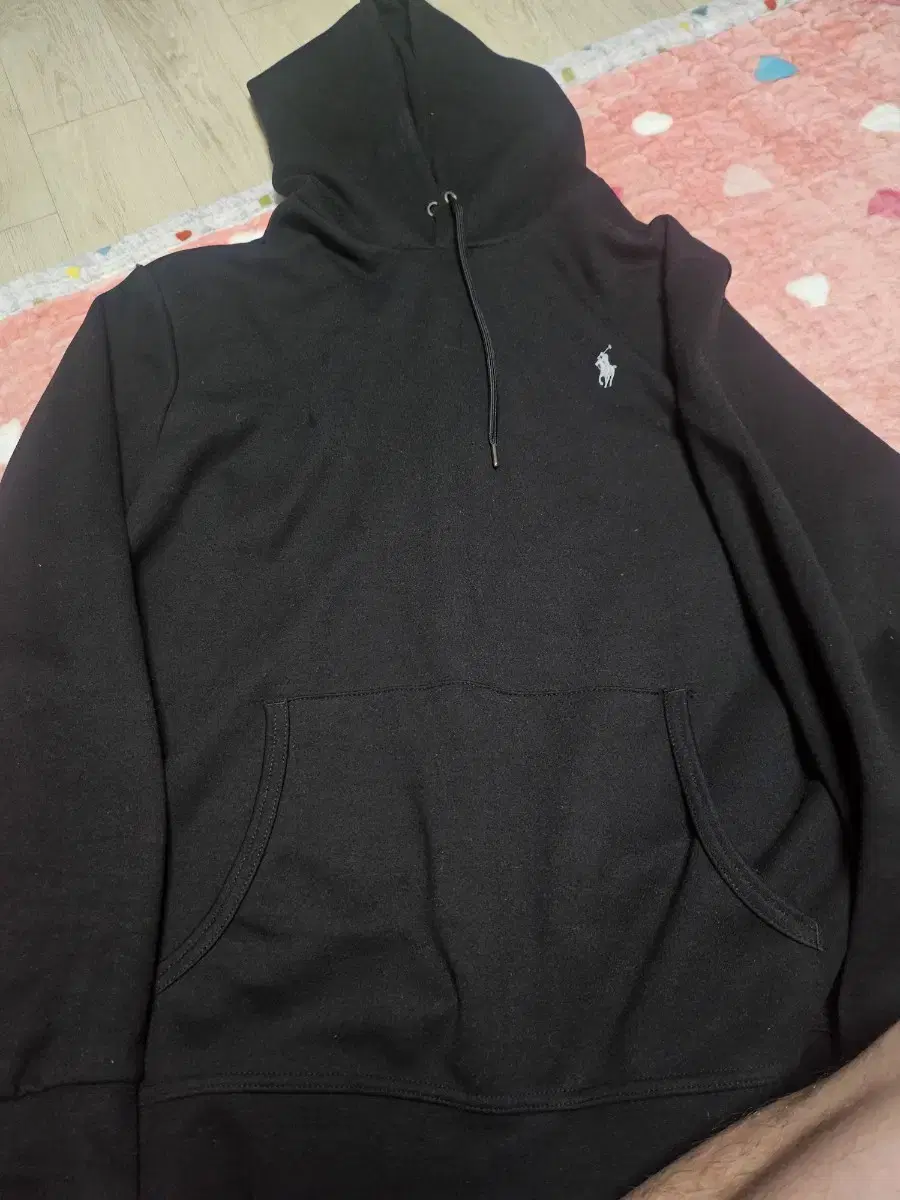 Polo Black Hoodie XL