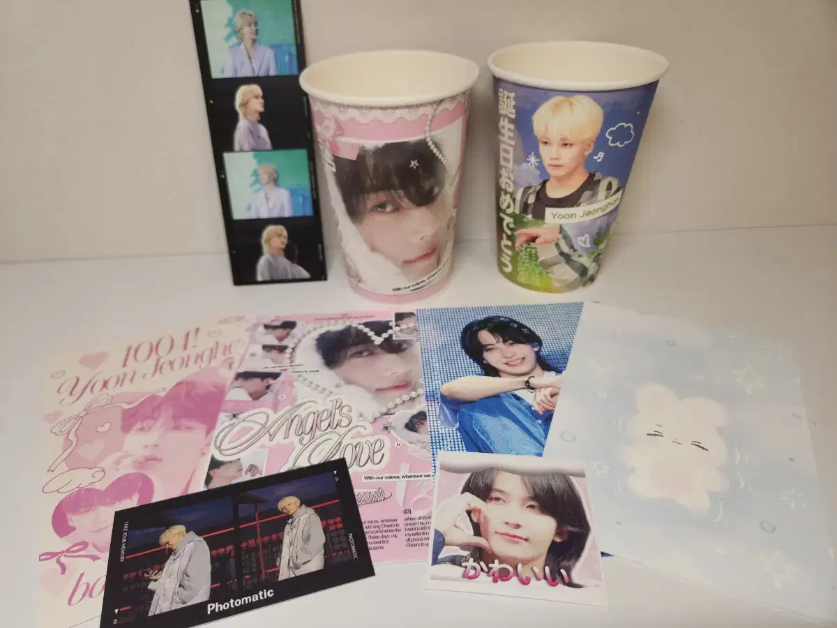 Seventeen jeonghan shinka postcard cups in bulk