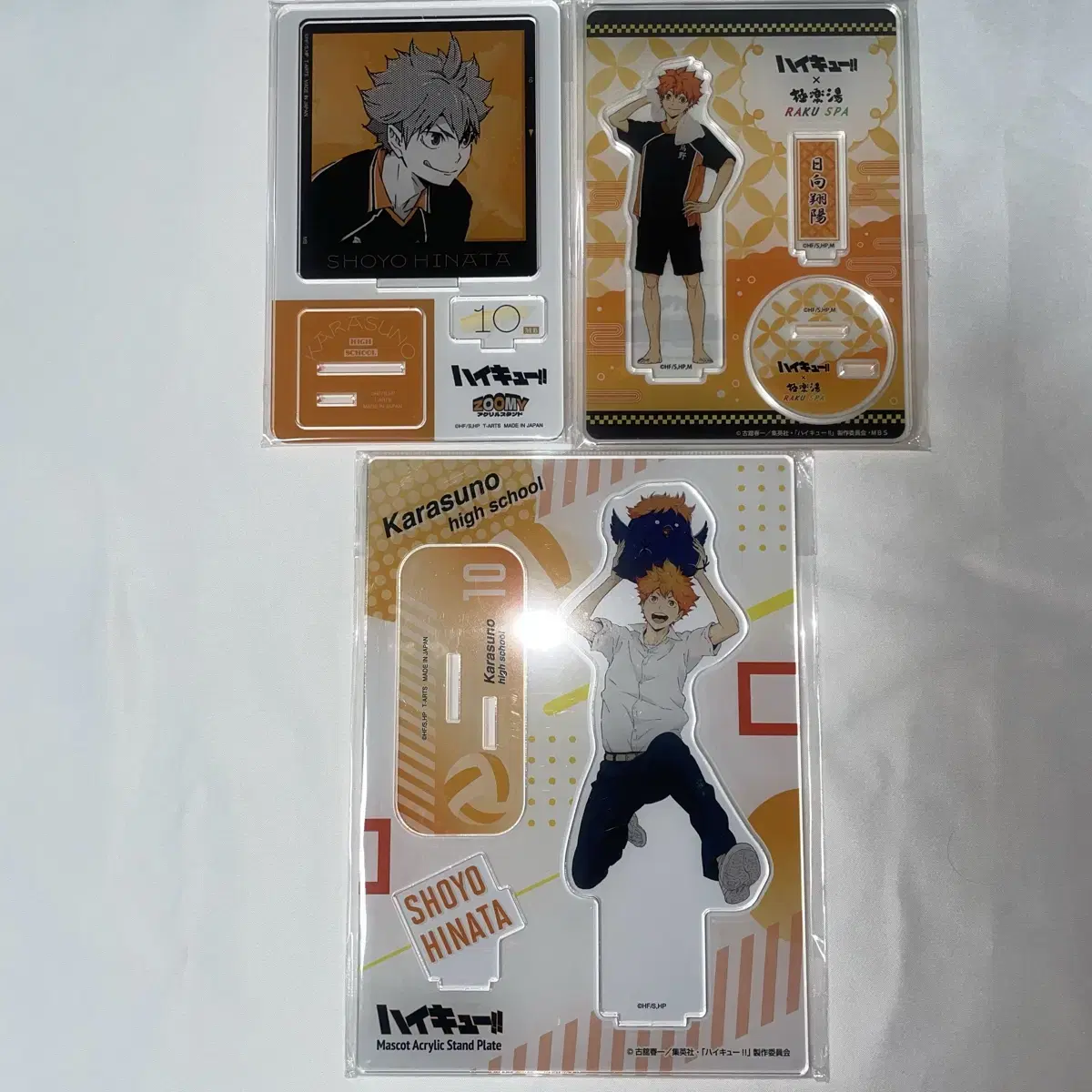 Haikyuu hinata Shoyo POMMOP Paradise Bath Mascot Acrylic Stand