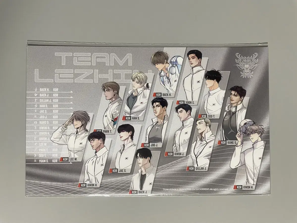 BL Team Resin Resin 2024 season's greetings seasons greetings Group postcard