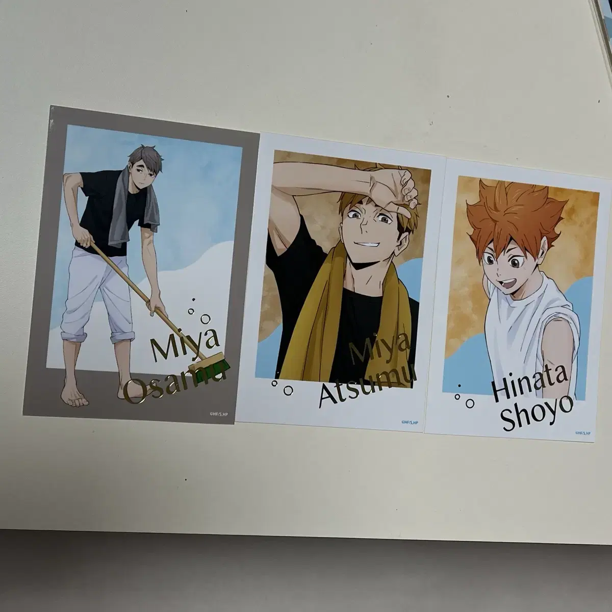 Haikyuu Cleaning Bromide hinata Atsumu Osamu Miya Inarizaki