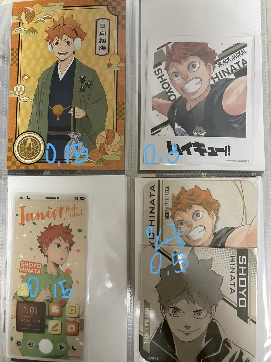 Haikyuu hinata Shoyo Jiryu Goods postcard Coaster