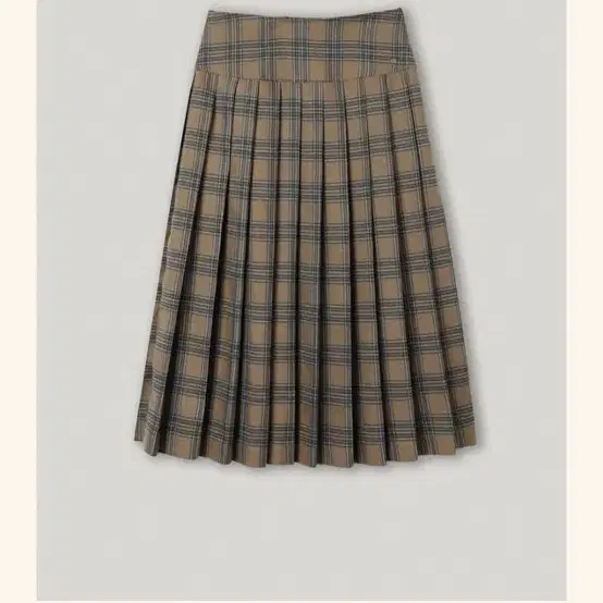 (구해요) 스무드무드 Melinda Check Pleated Skirt