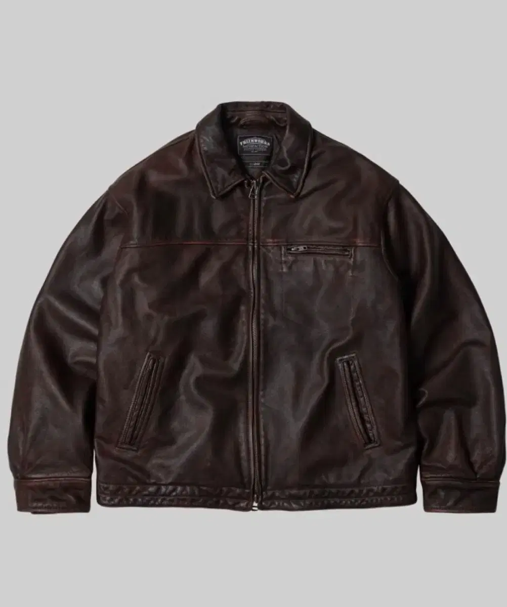 Prismworks DESTROYED COWHIDE LEATHER JACKET