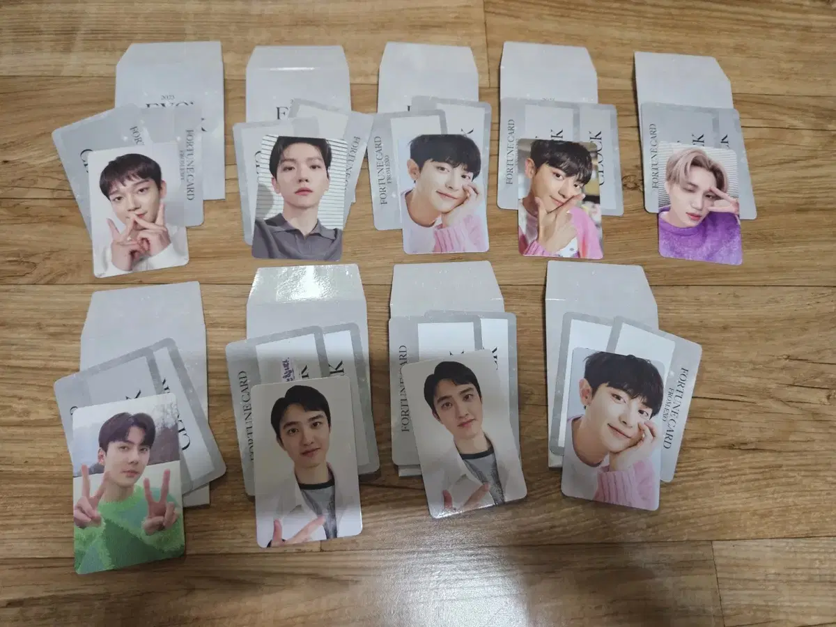 Exo fanmeeting Fortune photocard Random Photocard bulk sells.