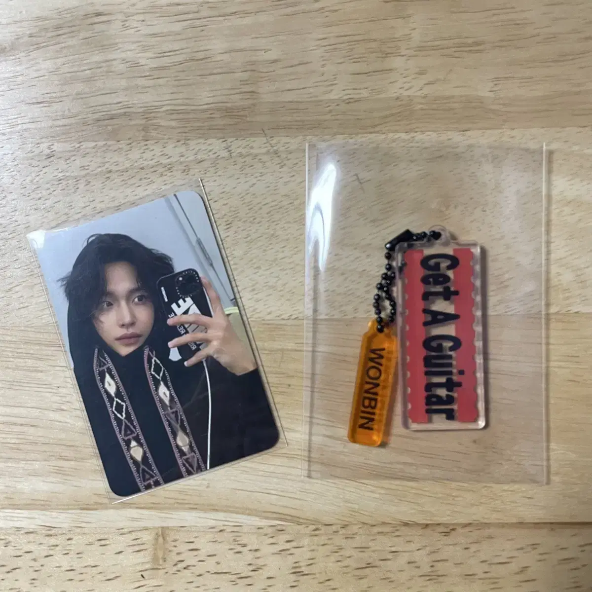 Rize wonbin GetAnything md Keyring+Photocard