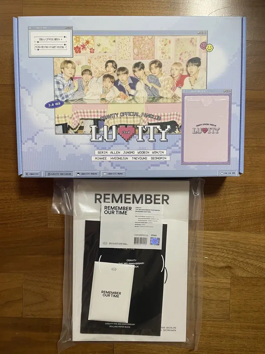 Cravity Lovelies 3rd Fan Club kit / Remember Our Time WTS