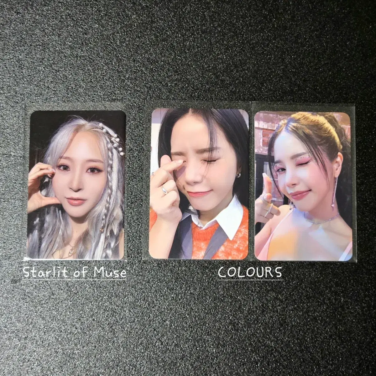 Mamamoo solar moonbyul broadcast photocard unreleased photocard Starlet Colors