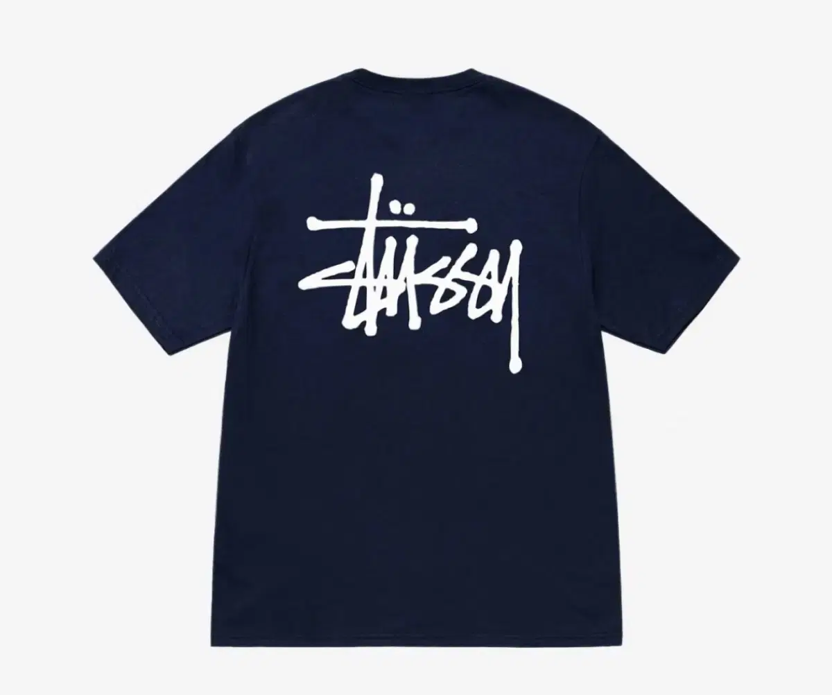 Stussy Basic Stussy Tee Navy 2023