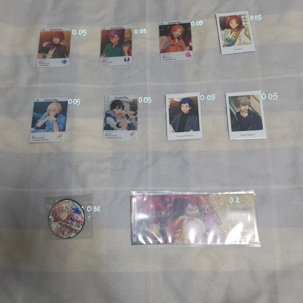 Ensemble Stars Parshoots Clear Card Star Trail Badge Live Ticket