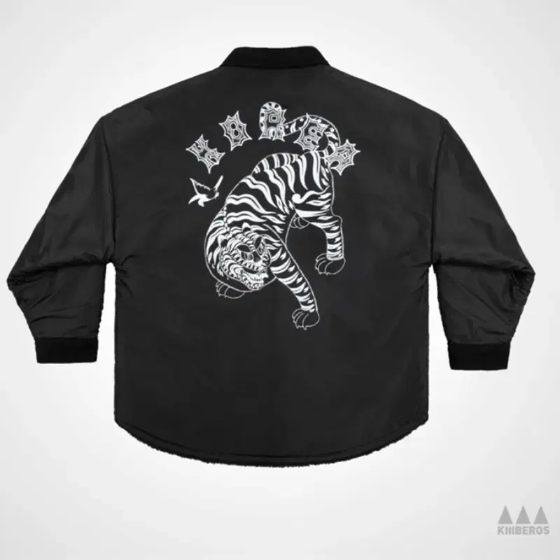 NEW) M) Kilberos Reversible Double-Sided Fleece Shirt Jacket Jo Tiger