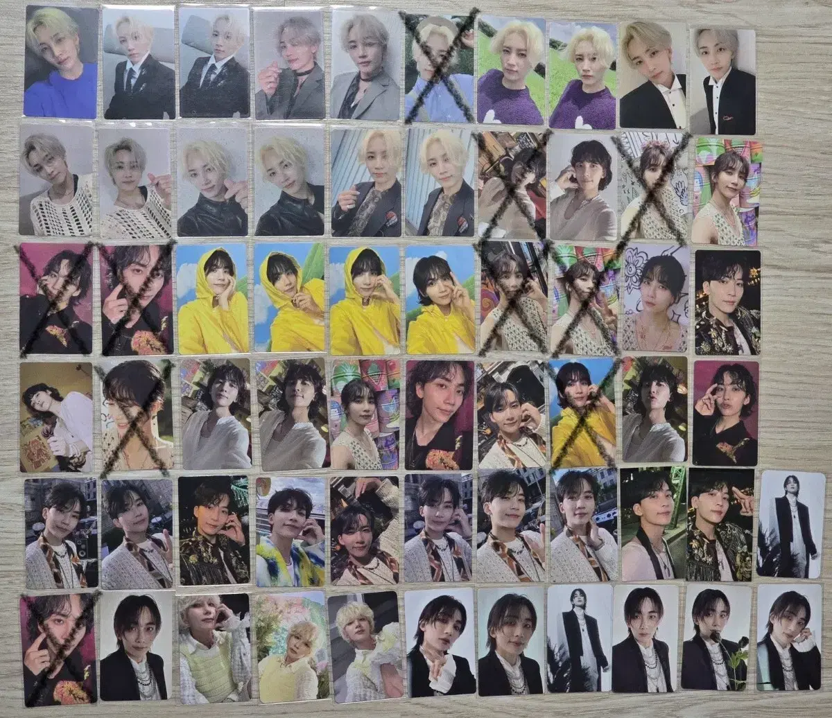 SeventeenPhotoCard bulk wts s.coups jeonghan joshua jun hoshi wonwoo woozi Mingyu