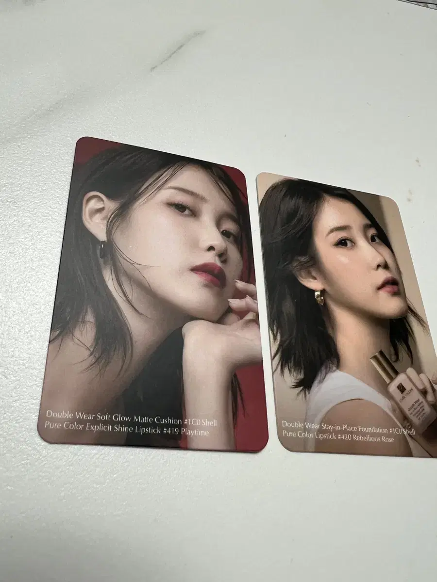 IU Estee Lauder Photocard