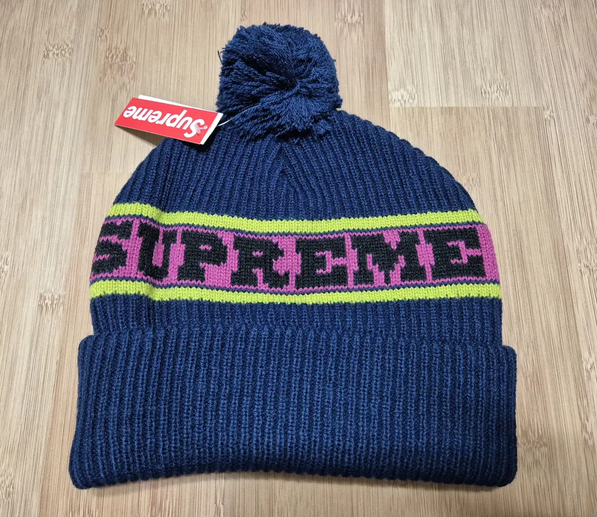 Supreme 슈프림 빅스트라이프 비니 네이비