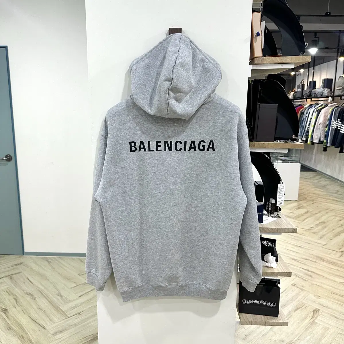 Balenciaga Back Logo Hoodie M