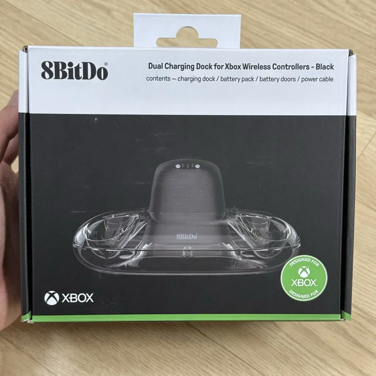 [박스O] 8Bitdo XBOX 컨트롤러 전용 듀얼 충전독 [블랙]