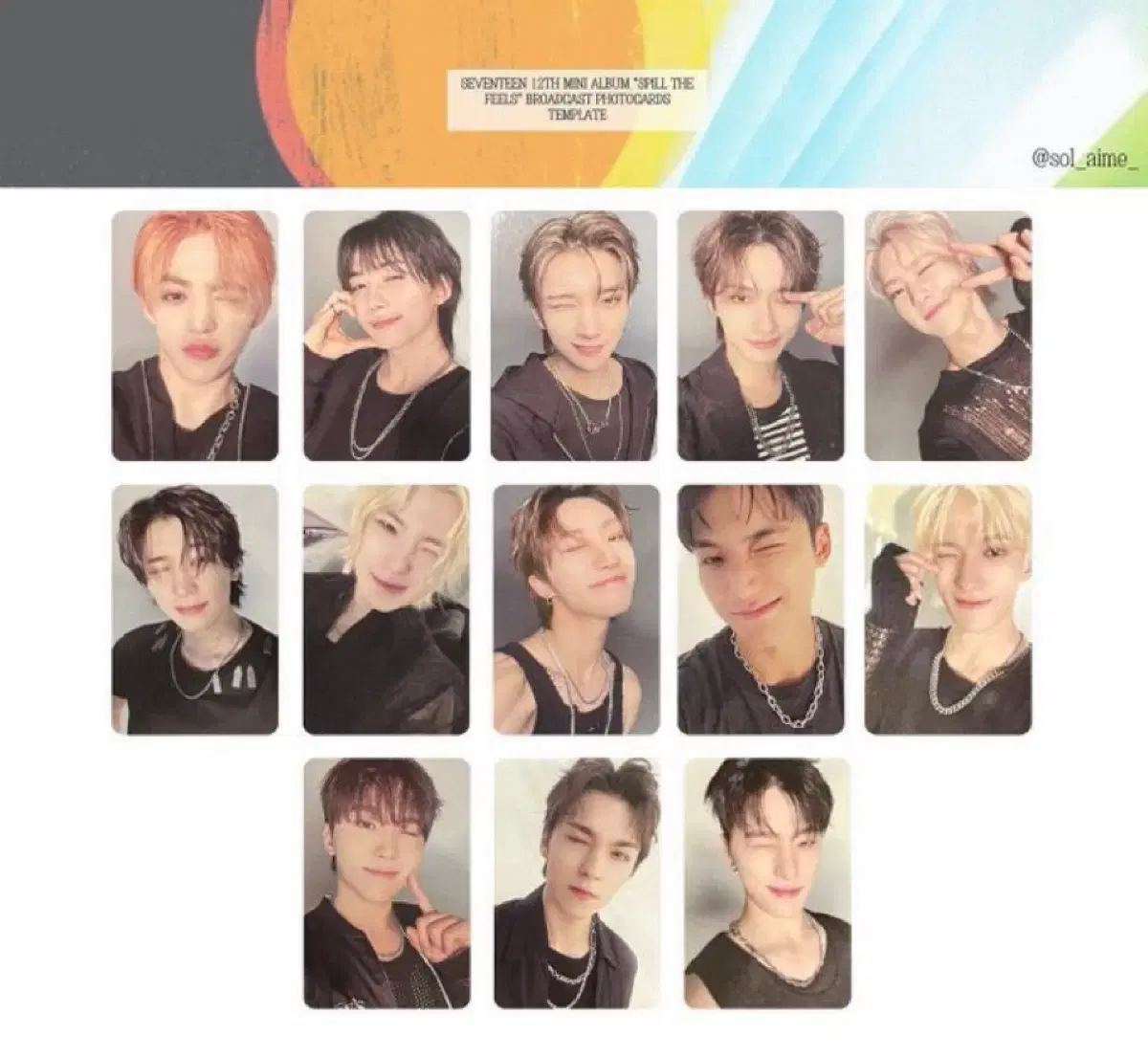 Seventeen LMF Rumperfest Sadonmyeong GongbangPhotocard