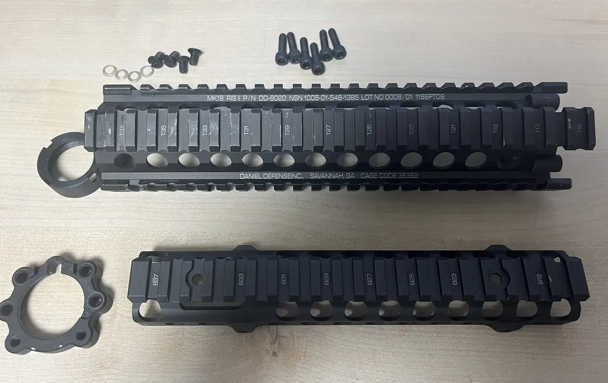 ghk DD RIS II FDE 레플리카 mk18 핸드가드 판매합니다.