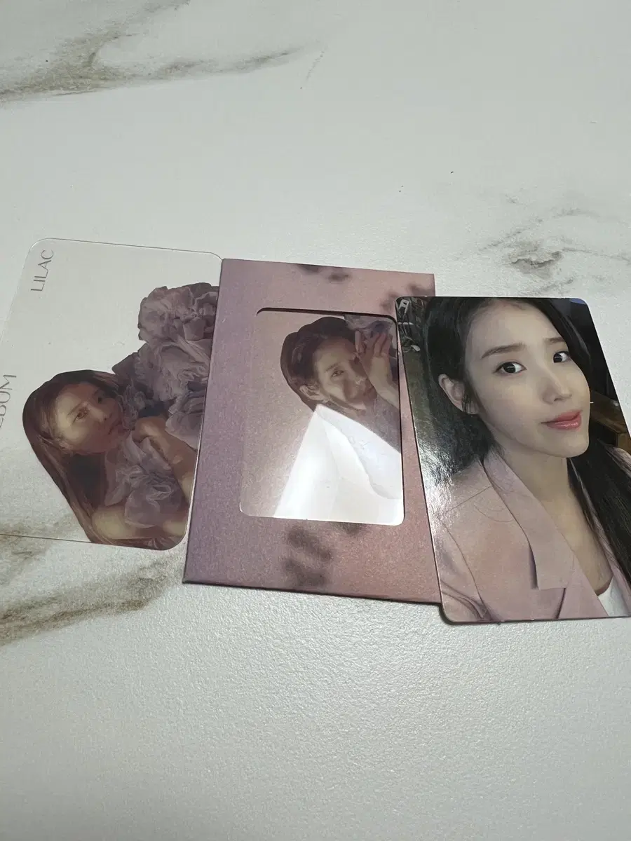 IU Lilac photobook photocard