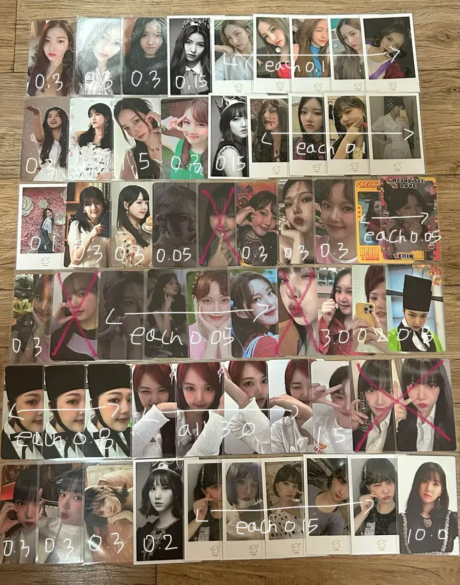 Gfriend viviz sowon yerin eunha yuju eunbi umji photocard sell WTS