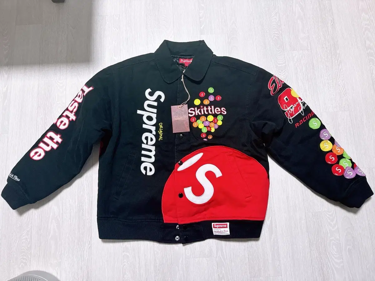 Supreme x Skittles 21FW Varsity Jacket M