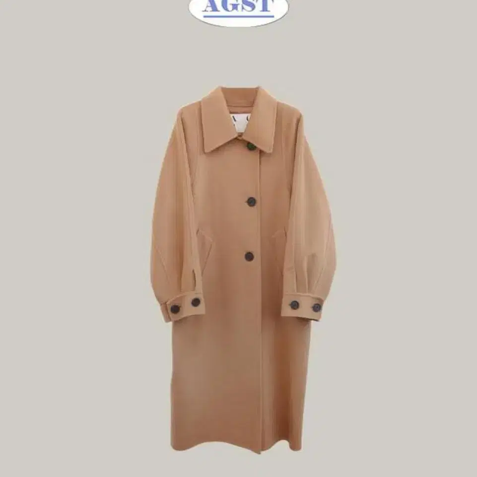 어거스트바이안 [AGST] 'B' handmade coat (beige)