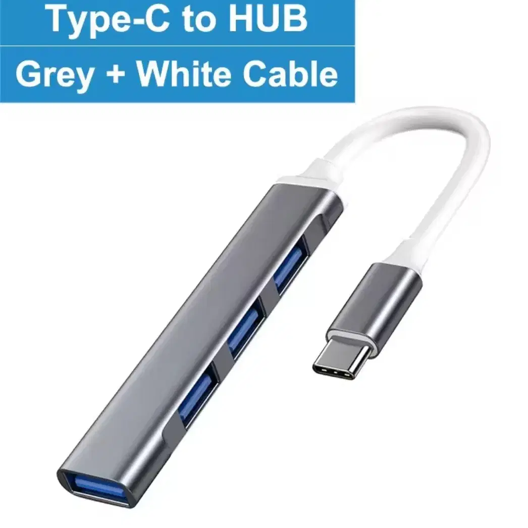 USB C 허브 USB 3.0 타입 C 4 포트 멀티 스플리터 어댑터 O