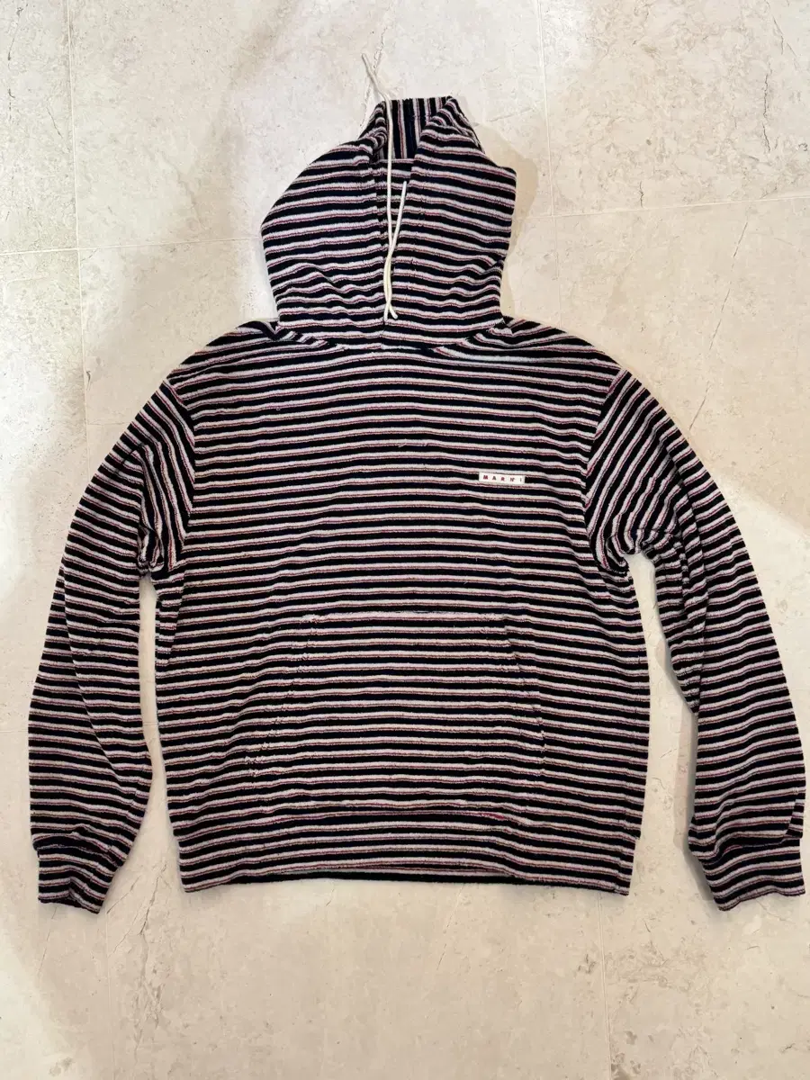 Marni Striped Cotton Hoodie